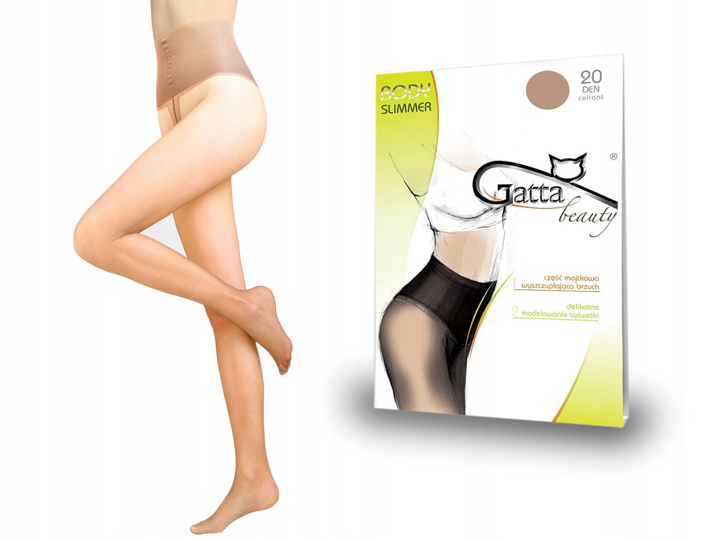 

Rajstopy wyszczuplające Gatta Slimmer, daino, 4-L