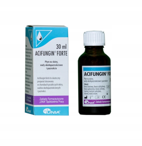 

Acifungin Forte płyn 30ml Grzybica Paznokci