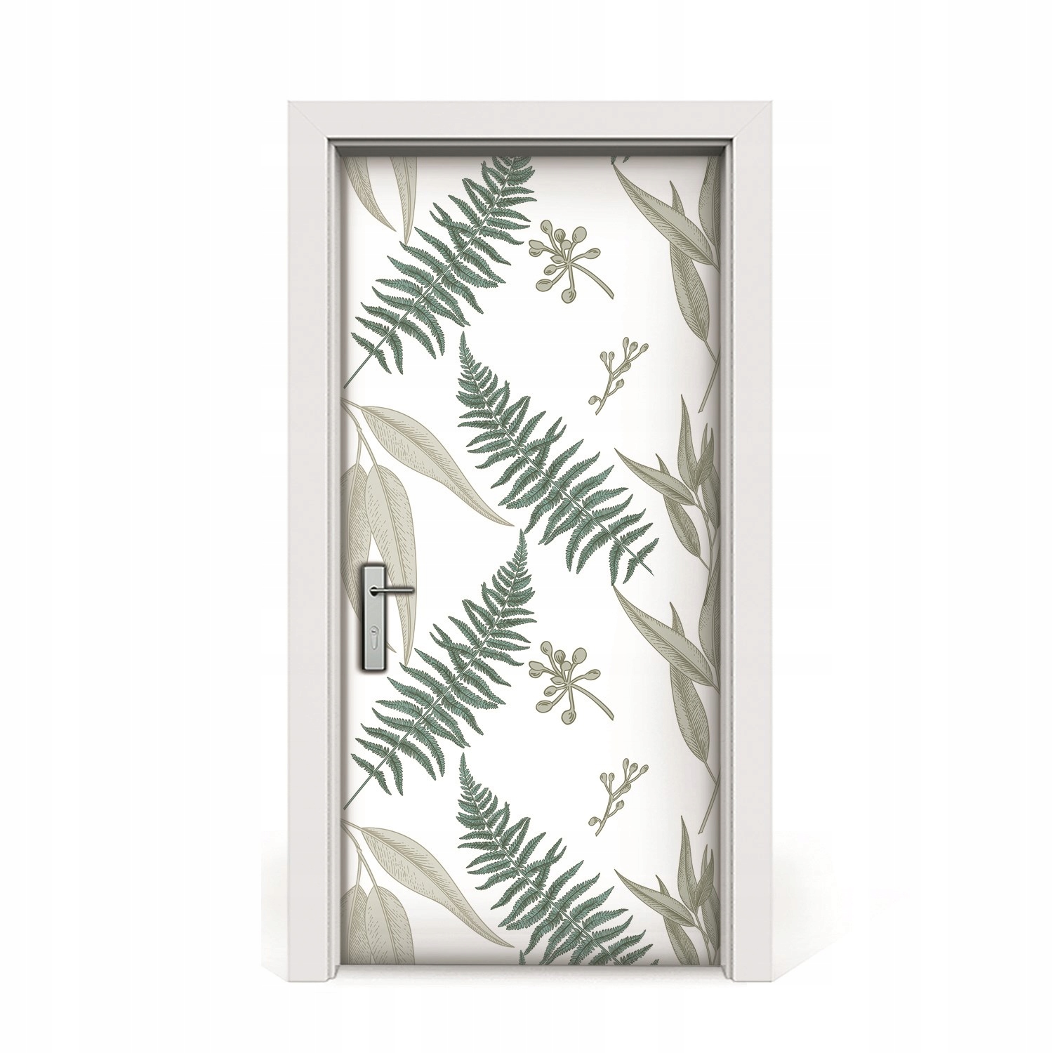

Naklejka na drzwi okleina Paproć 95x205