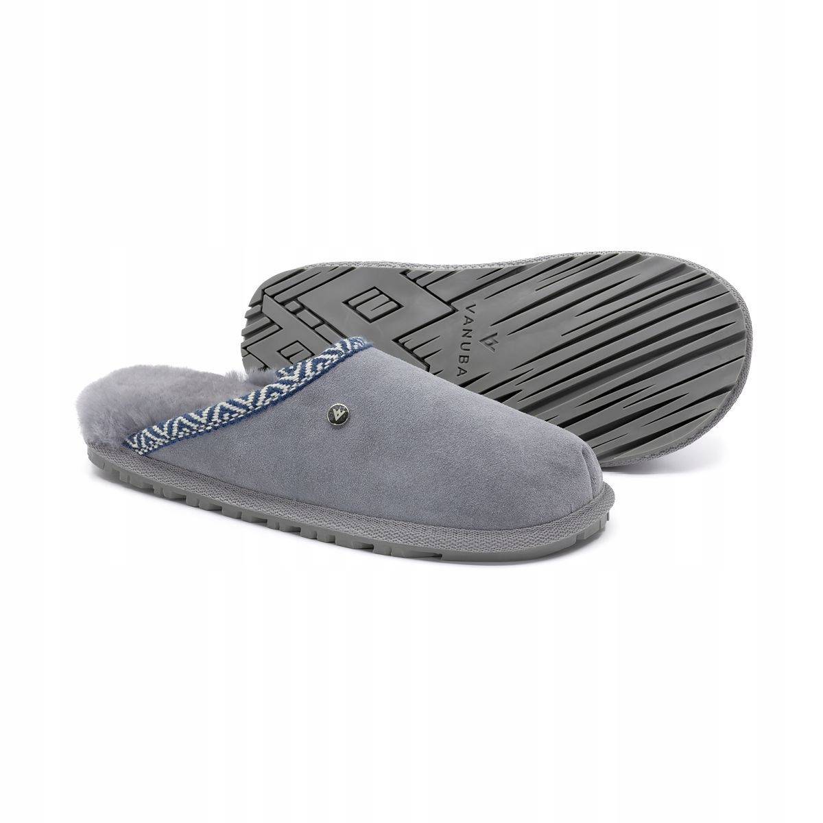 Dámské pantofle Horalské Pantofle Loutky Vlněné teplé Popelavé vel 40