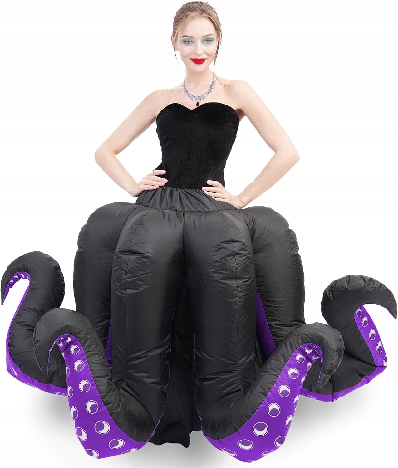 Nafukovací kostým chobotnice na Halloween pro dospělé Velikost jedna velikost