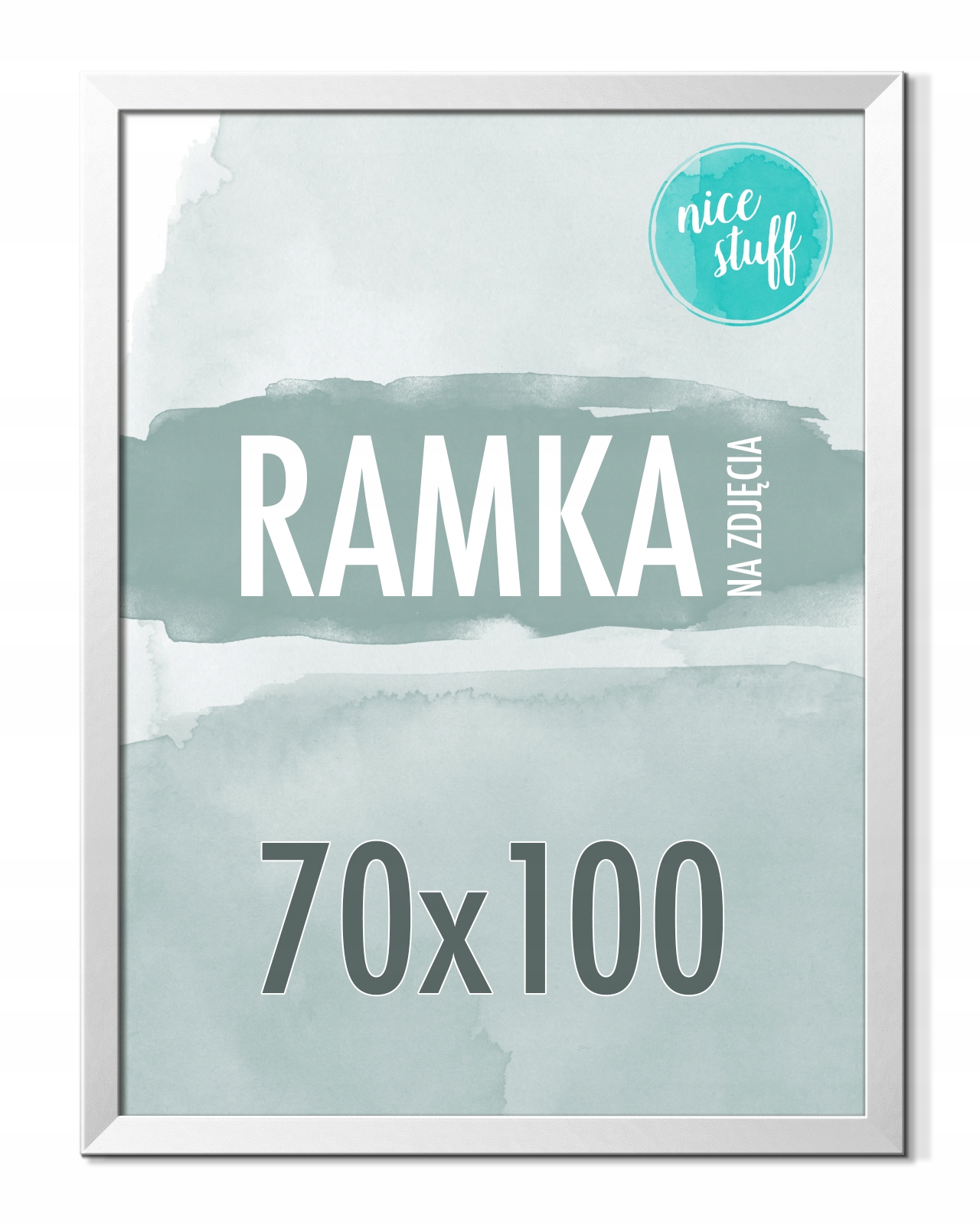 Rámeček 70x100 B1 Rámeček Na Fotografie Plakát Fotorámečky Stříbrné