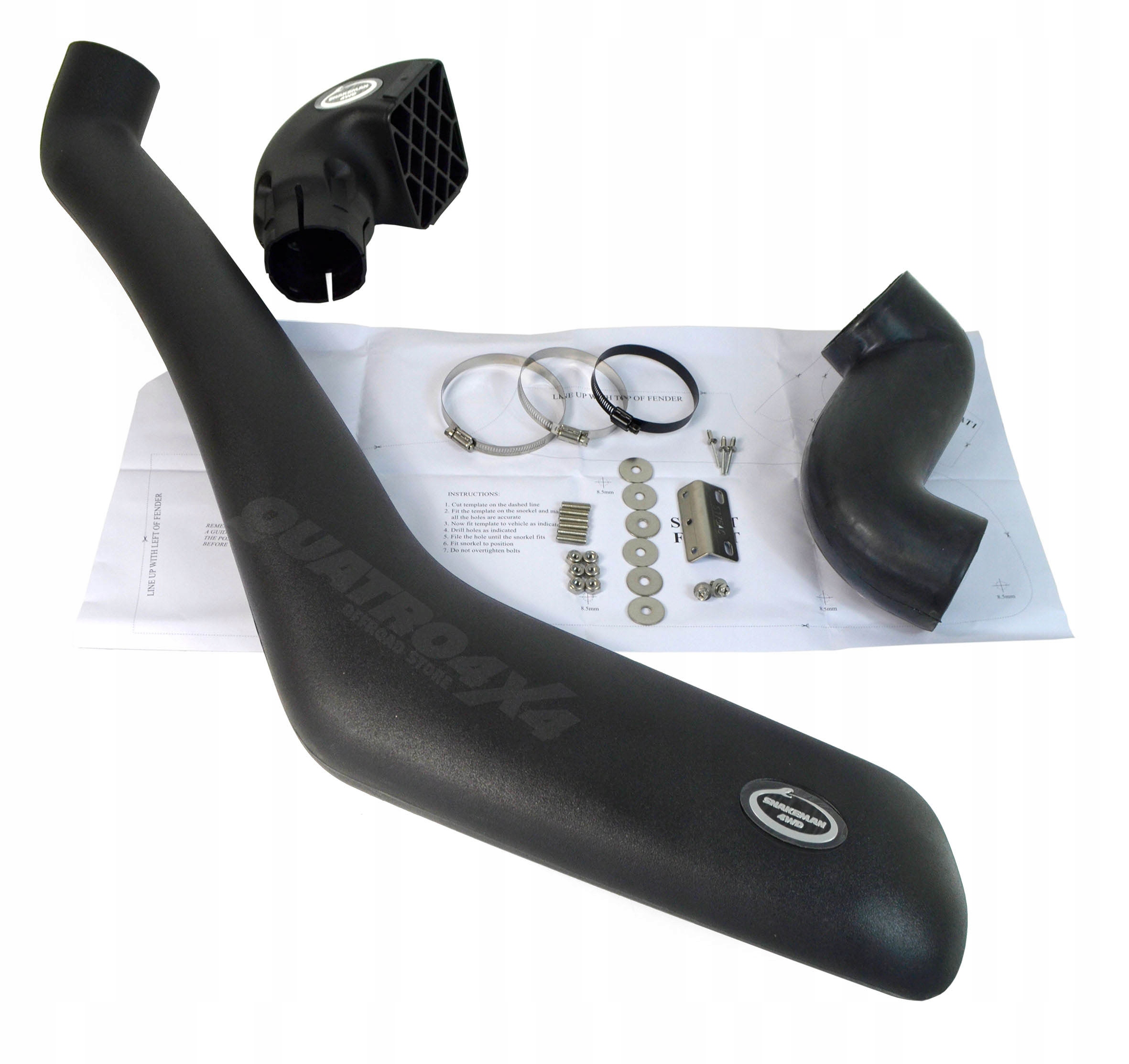 Isuzu D-max (2012+) 2.5 Ttd Snorkel Lldpe Vstup Vzduchu Snakeman 4WD