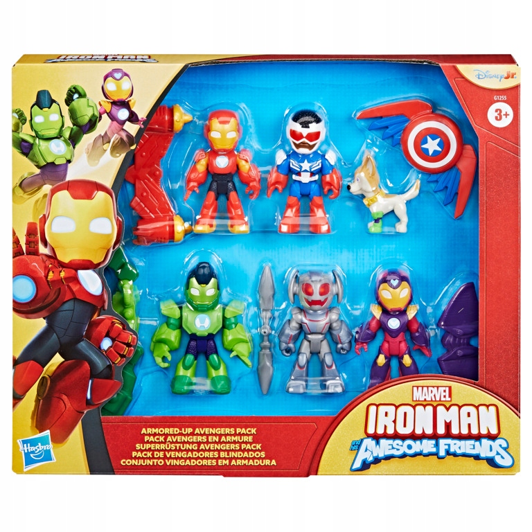 Marvel Iron Man Awesome Friends Armored-Up Avengers 6 figurek Hasbro G1255