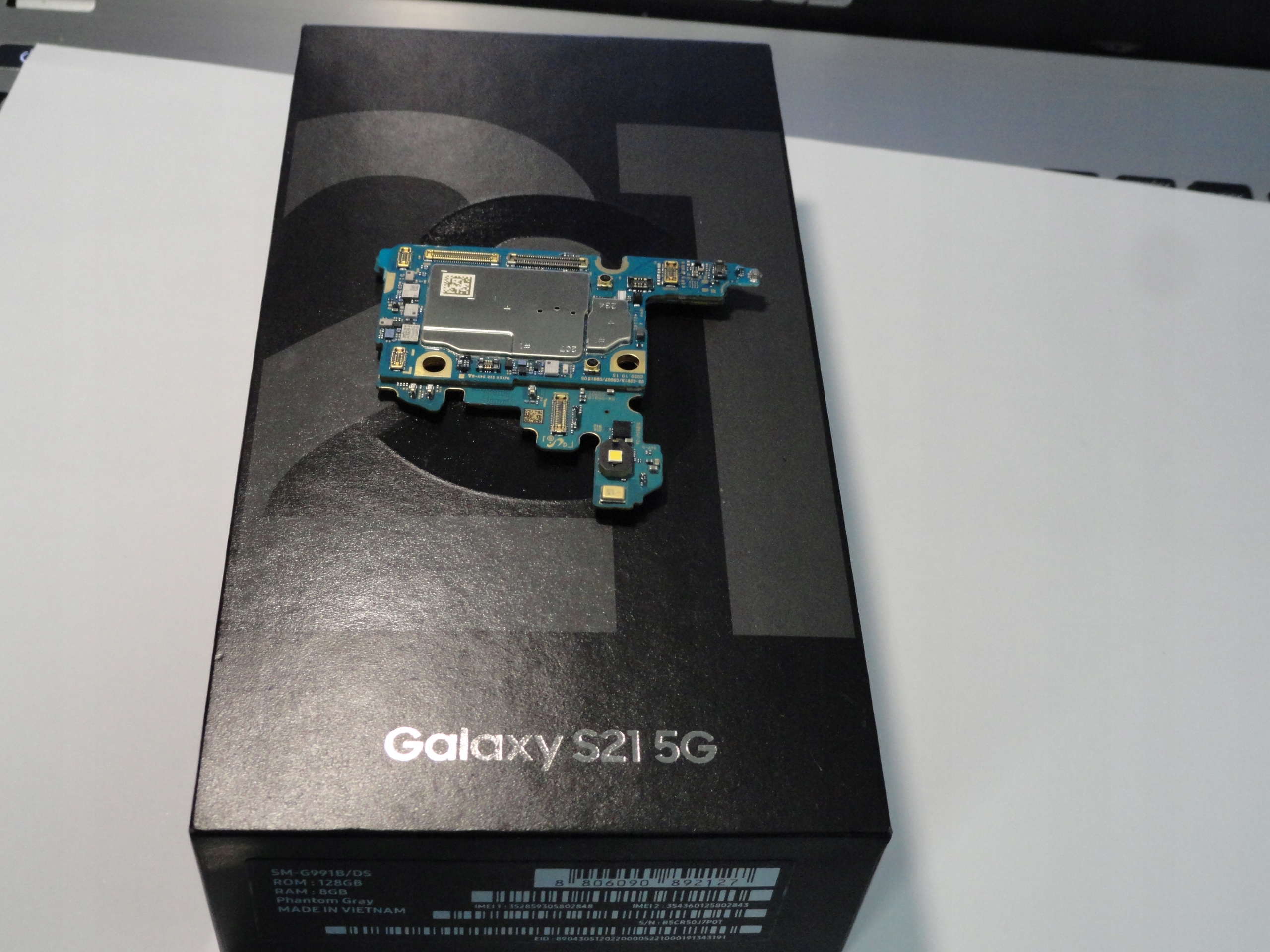 Płyta główna Samsung S21 5G 8/128 SM-G991B DS Oryginał 100% Sprawna GWARANC