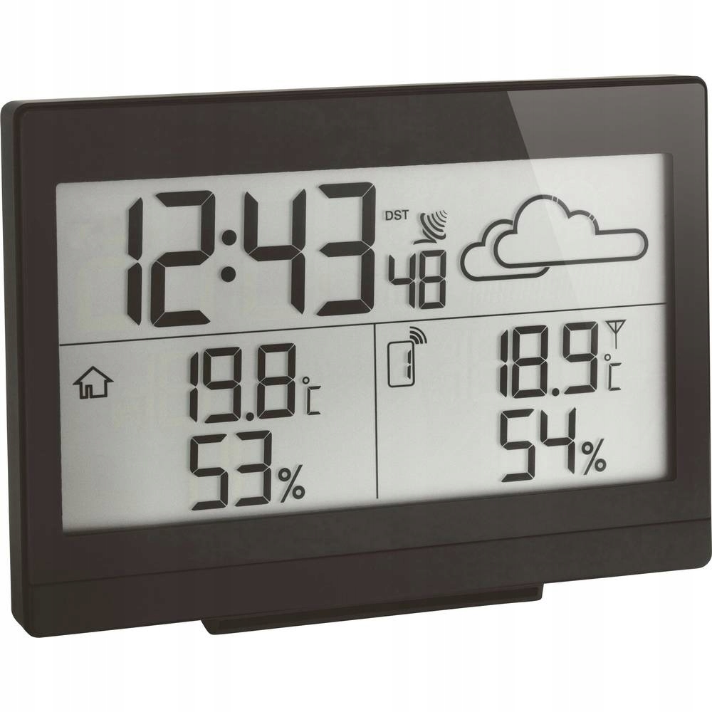 Digitální meteostanice s rádiovým přenosem Tfa a budíkem