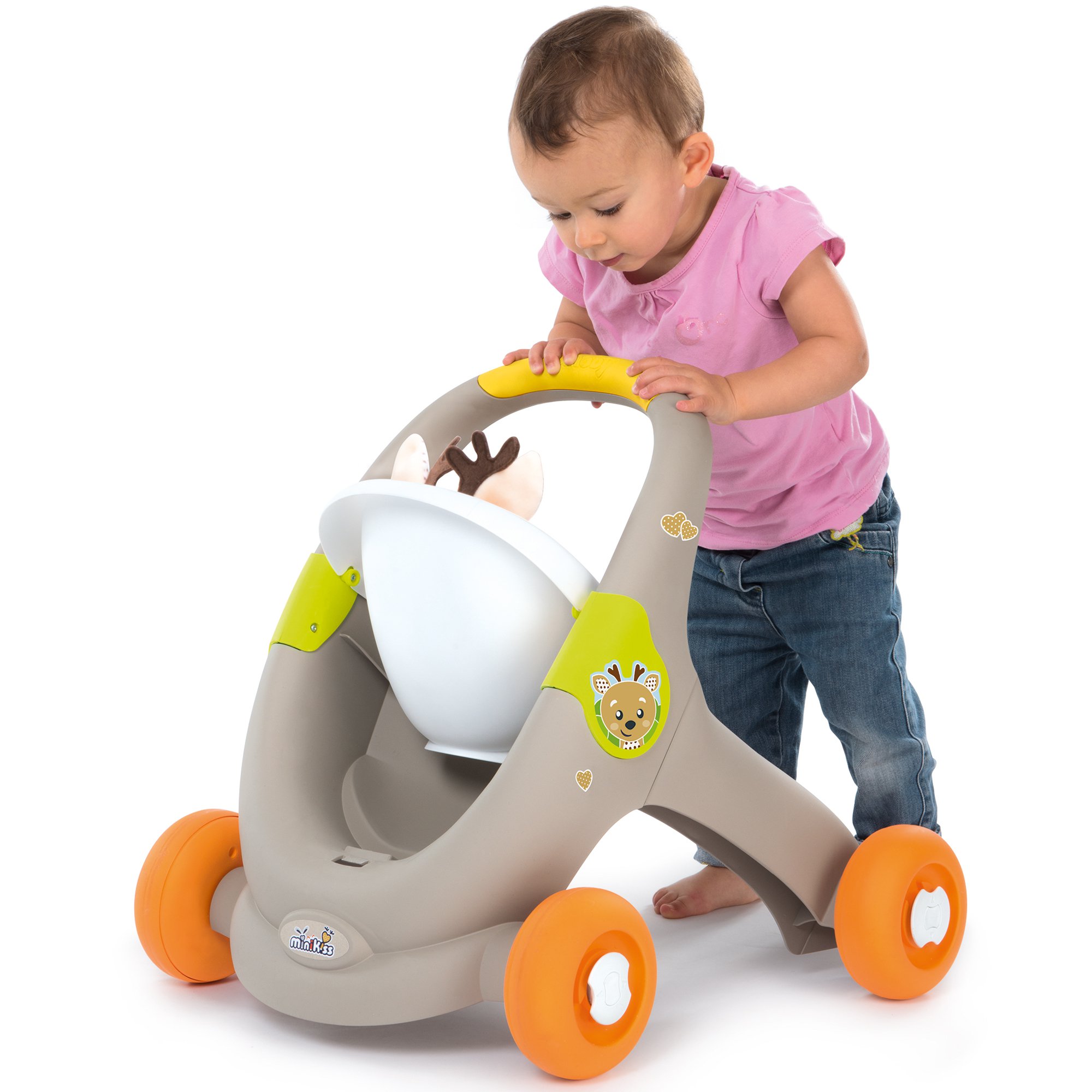 

Chodzik 3W1 Pchacz Wózek Dla Lalek Minikiss Smoby