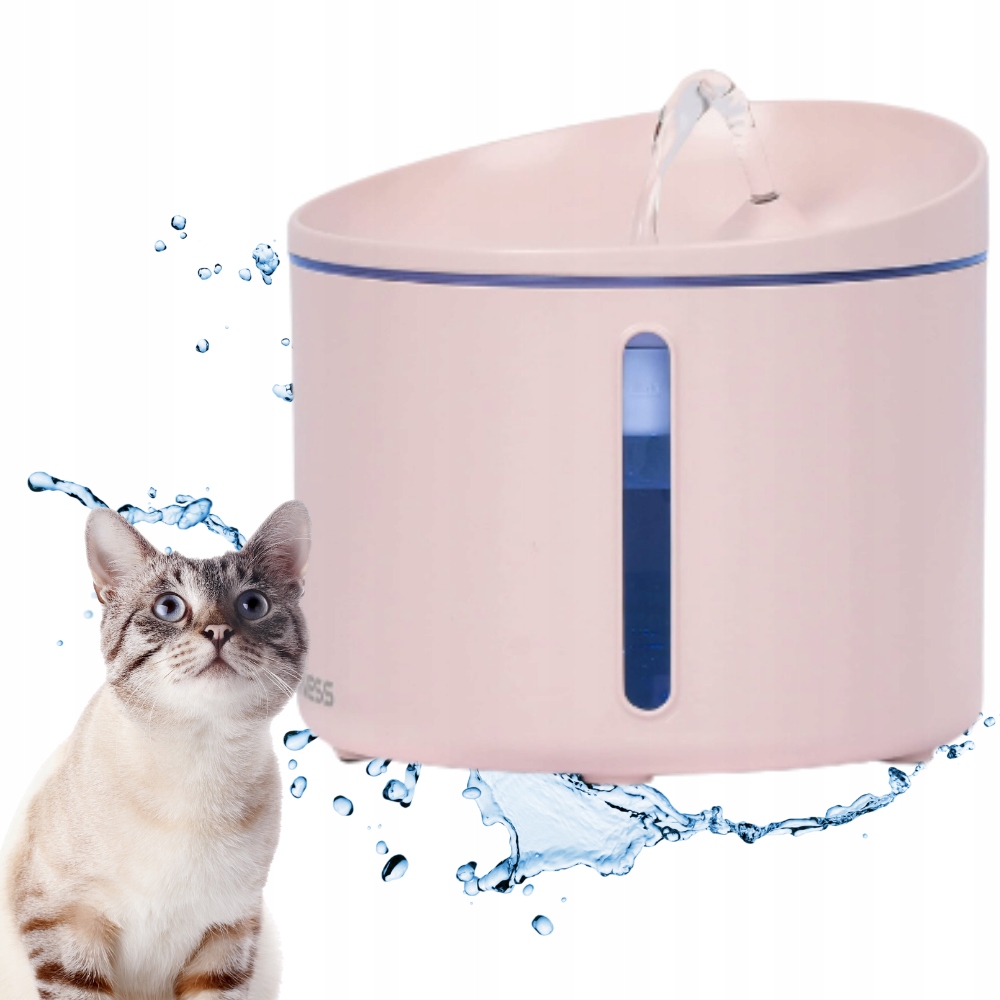 Levně Fontána Krmítko pro kočky psa automatické Led tiché filtr Dogness 1 l