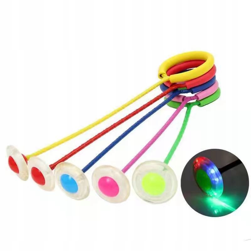 

Hula hop na nogę skipper skakanka dla dzieci Led