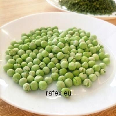 Levně Zelený lyofilizovaný hrášek 500 g Rafex