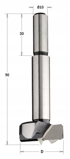 Cmt 512.401.31 Vrták Sp Rh D=40 L=90 S=10x30