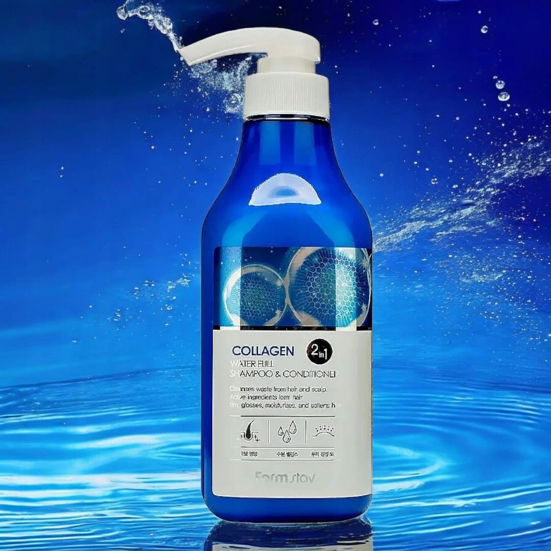 Farm Stay Collagen Water Full Shampoo & Conditioner Hydratační šampon a