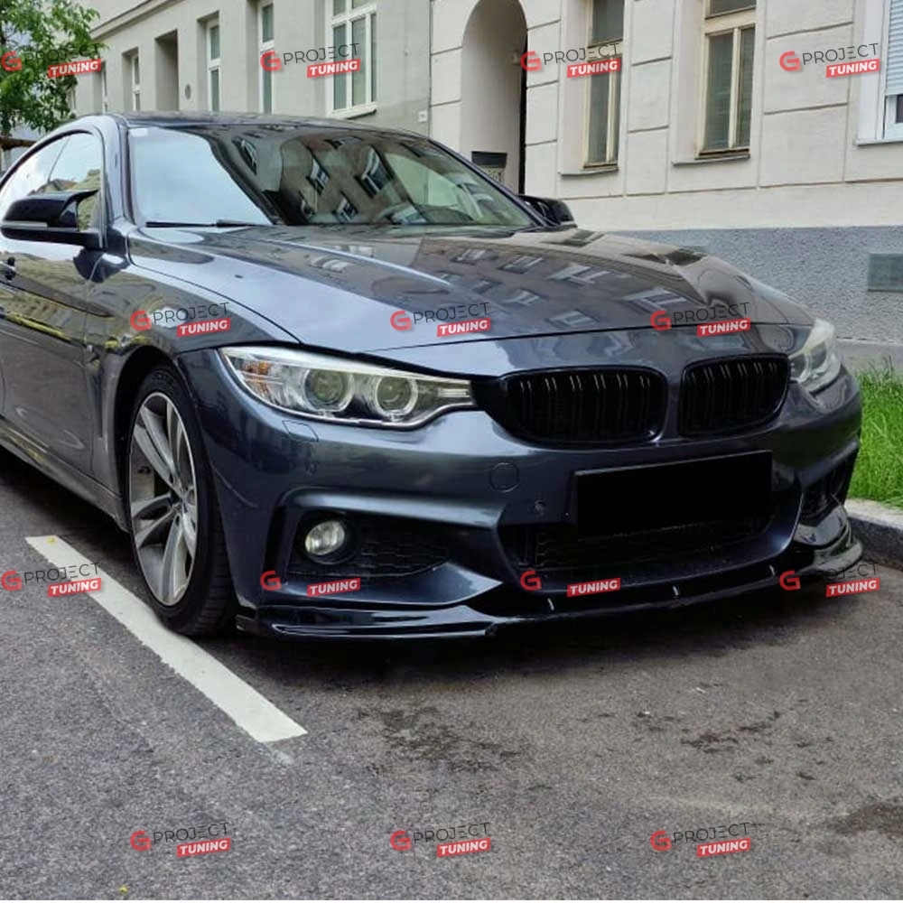 Dokładka przedniego zderzaka BMW 4 (F32, F82) Coupe 2013-2019 czarny połysk EAN (GTIN) 4099654100880