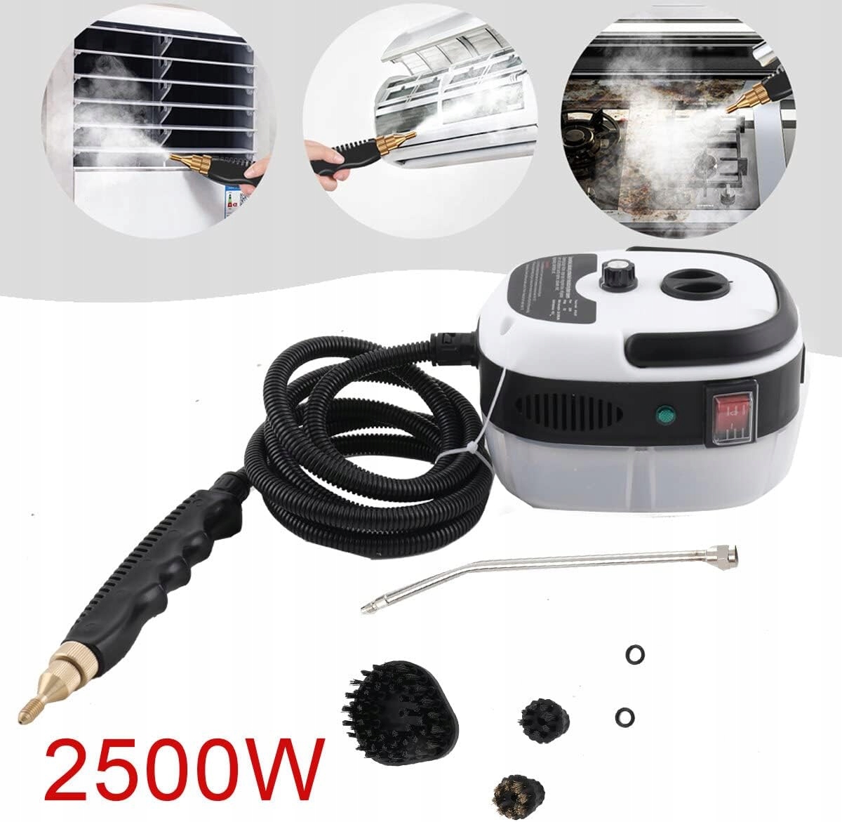 MYJKA PAROWA PAROWNICA CZYŚCIK CIŚNIENIOWY DO CZYSZCZENIA 2500W 3bar 1000ml Marka Bedee