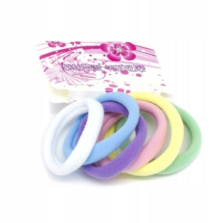 (aurora) G260a GUMKI zestaw 6 szt, grube, PASTELOWE X