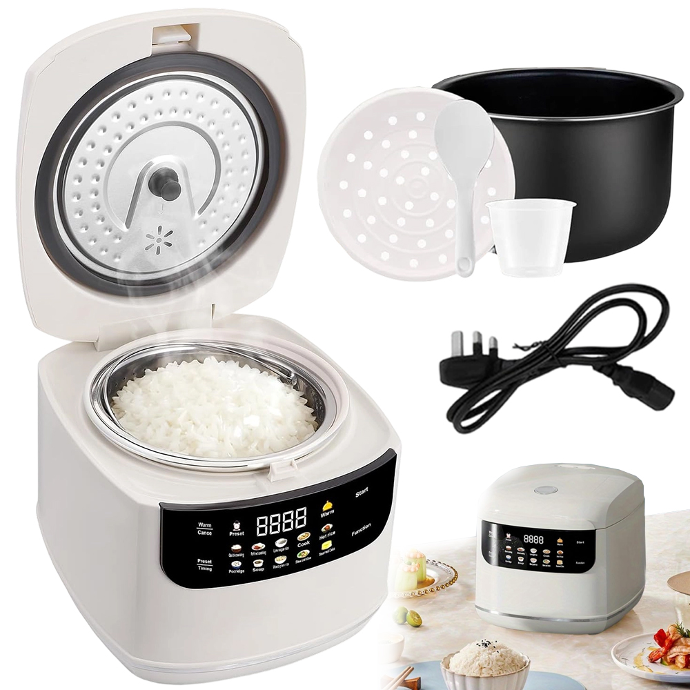 Hrnec Na Vaření Rýže Zeleniny Rýžovar 2L Elektrický Parní Vařič Rice Cooker