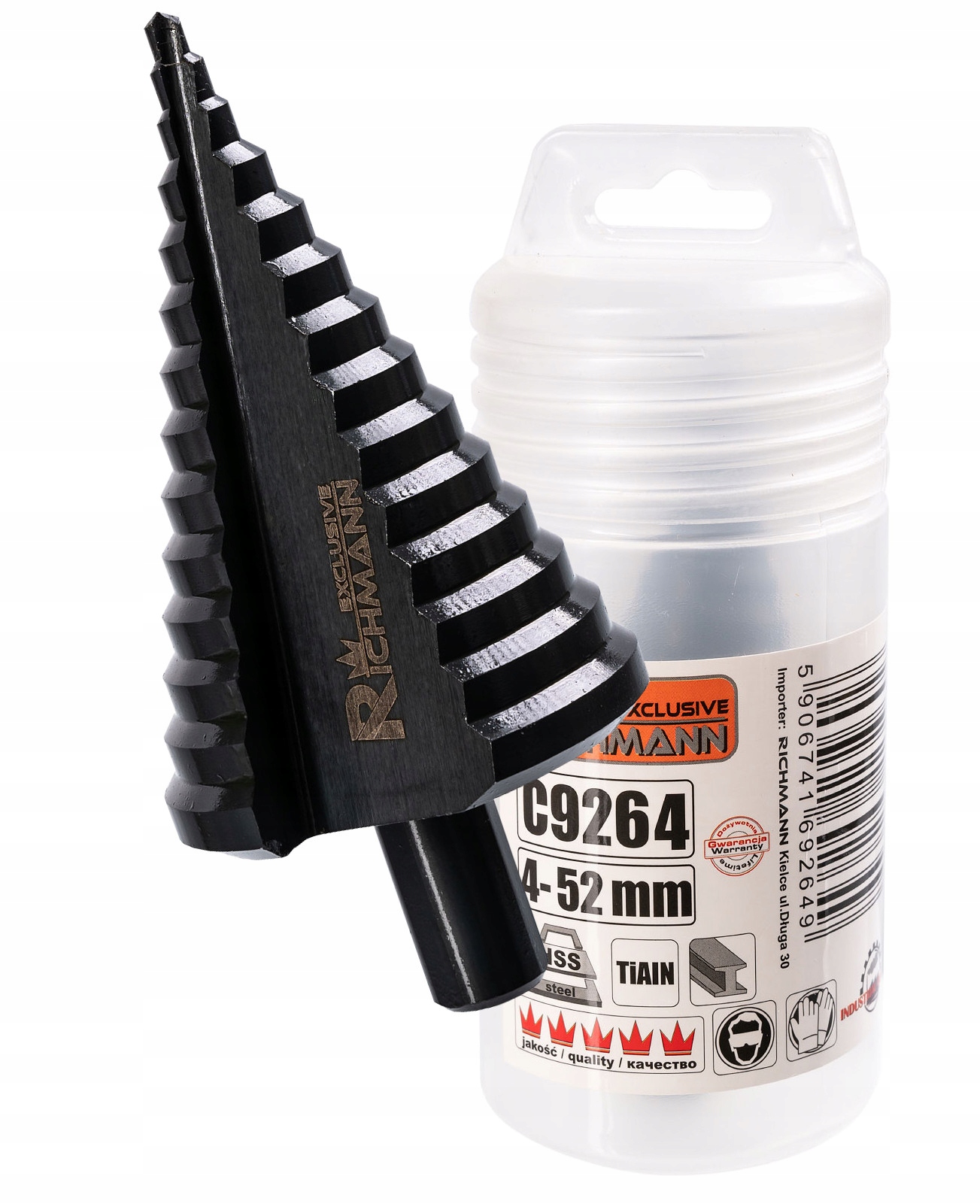 

Wiertło Stopniowe Stożkowe 4-52MM Richmann C9264