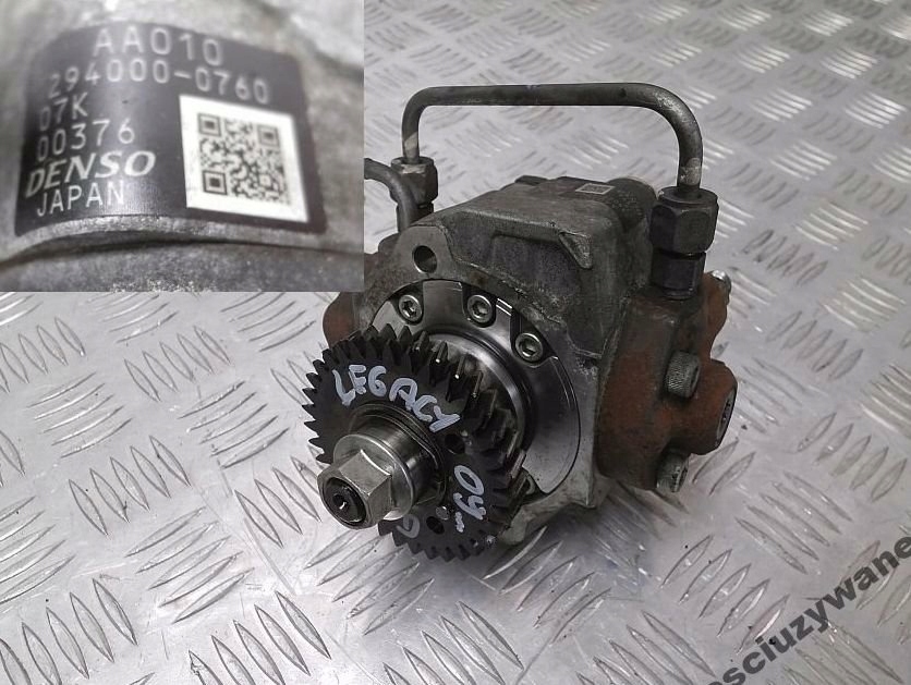 SUBARU LEGACY FORESTER 2.0 D 2008 POMPA WTRYSKOWA