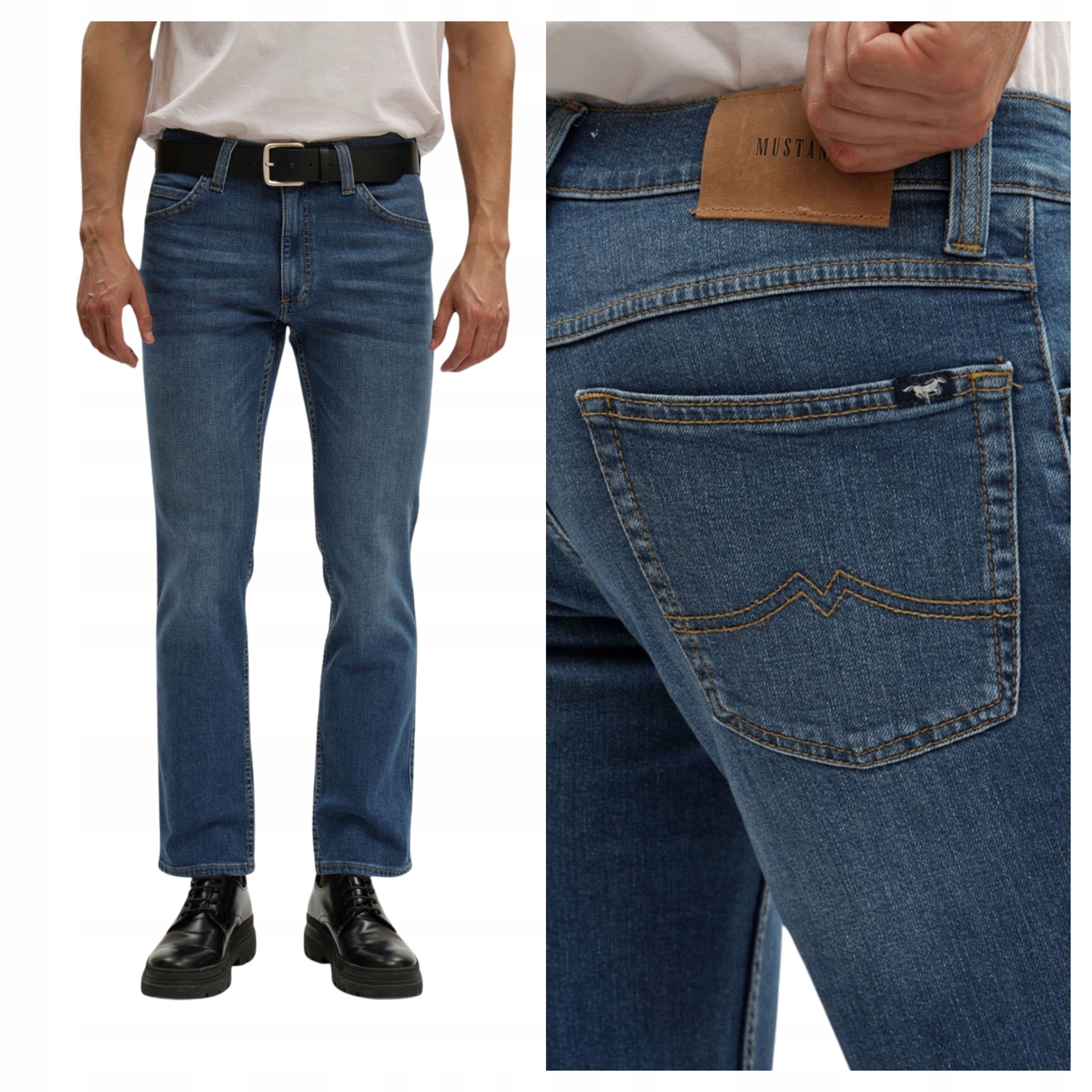 Mustang Tramper Straight W35 L30 Pánské džíny Jednoduché