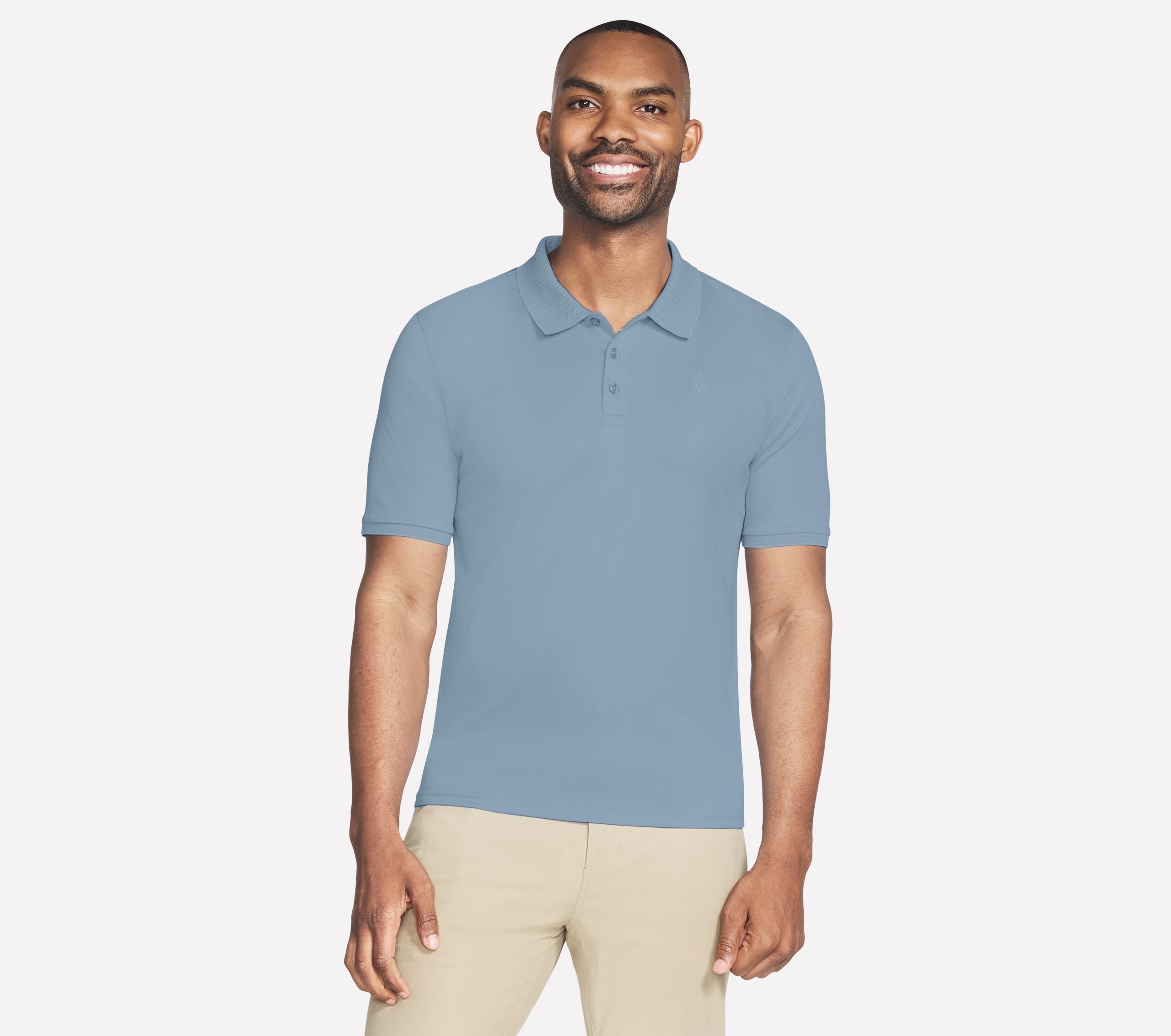 Tričko pánské Skechers Off Duty polo modré TP43 Blpr