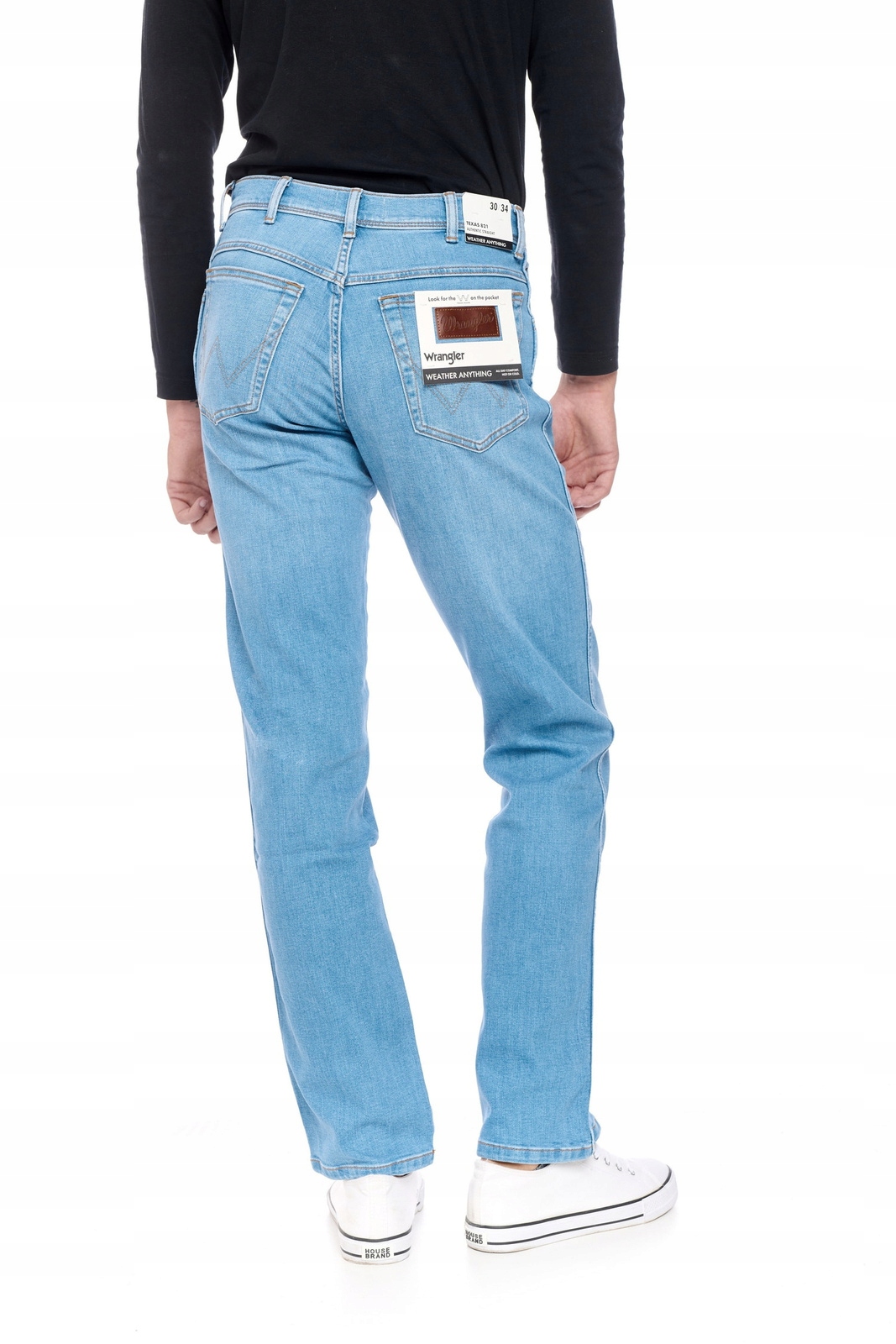 Pánské jednoduché džínové kalhoty Wrangler Texas Heat Rage W121C788W 34/34