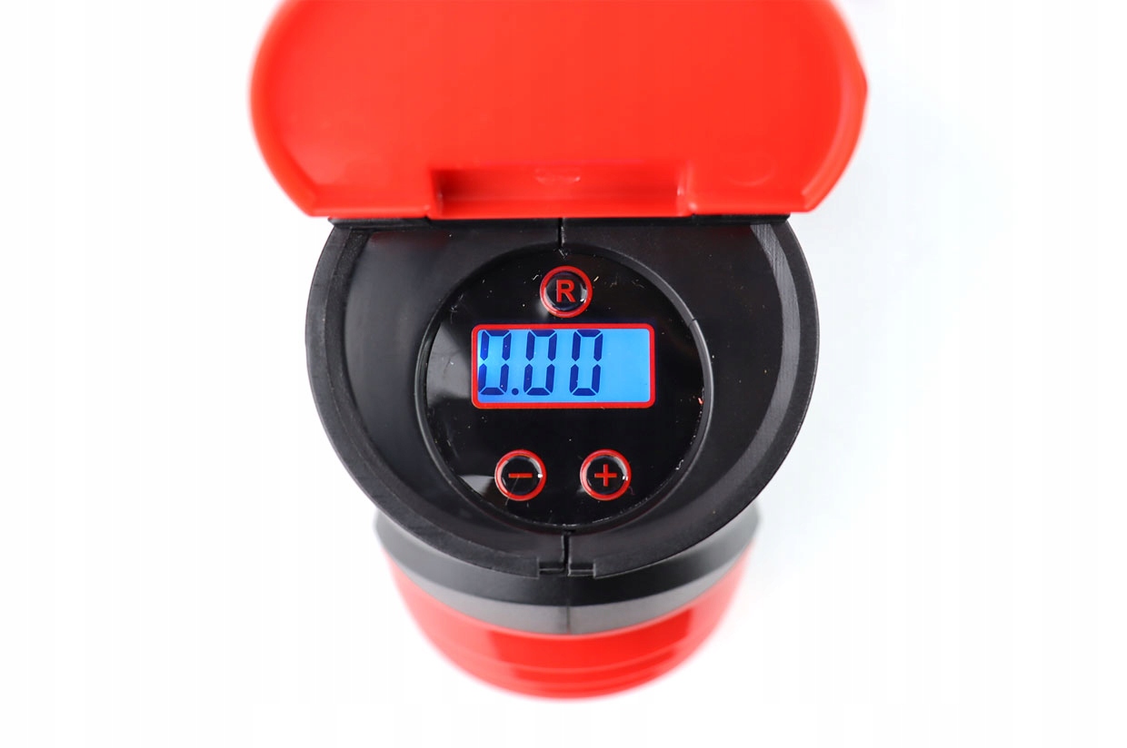 Kompresor samochodowy cyfrowy LED LCD 12V ACOMP-16 Marka Amio