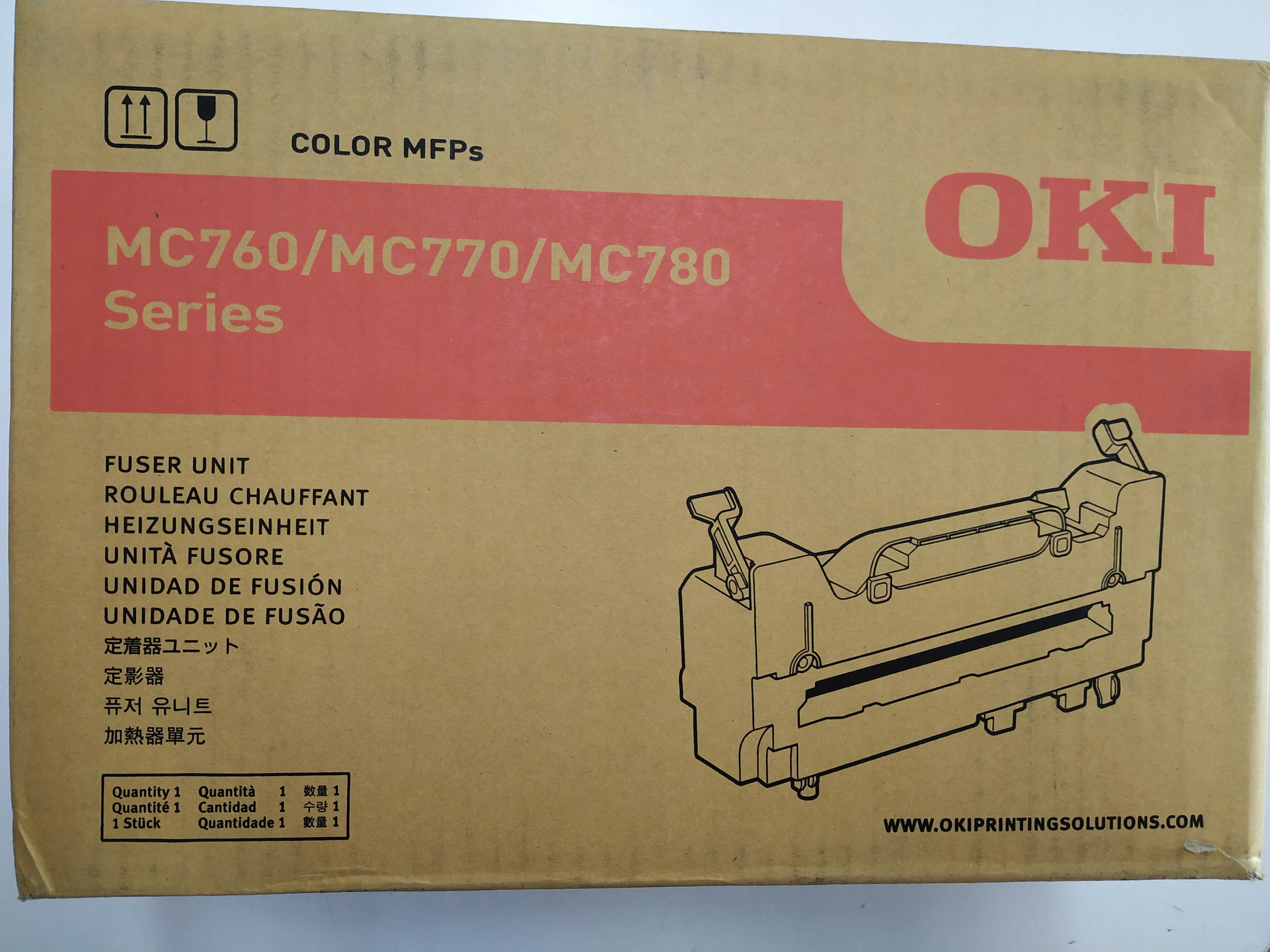 Fuser Oki 45380003 MC760 MC770 MC780 Príležitosť