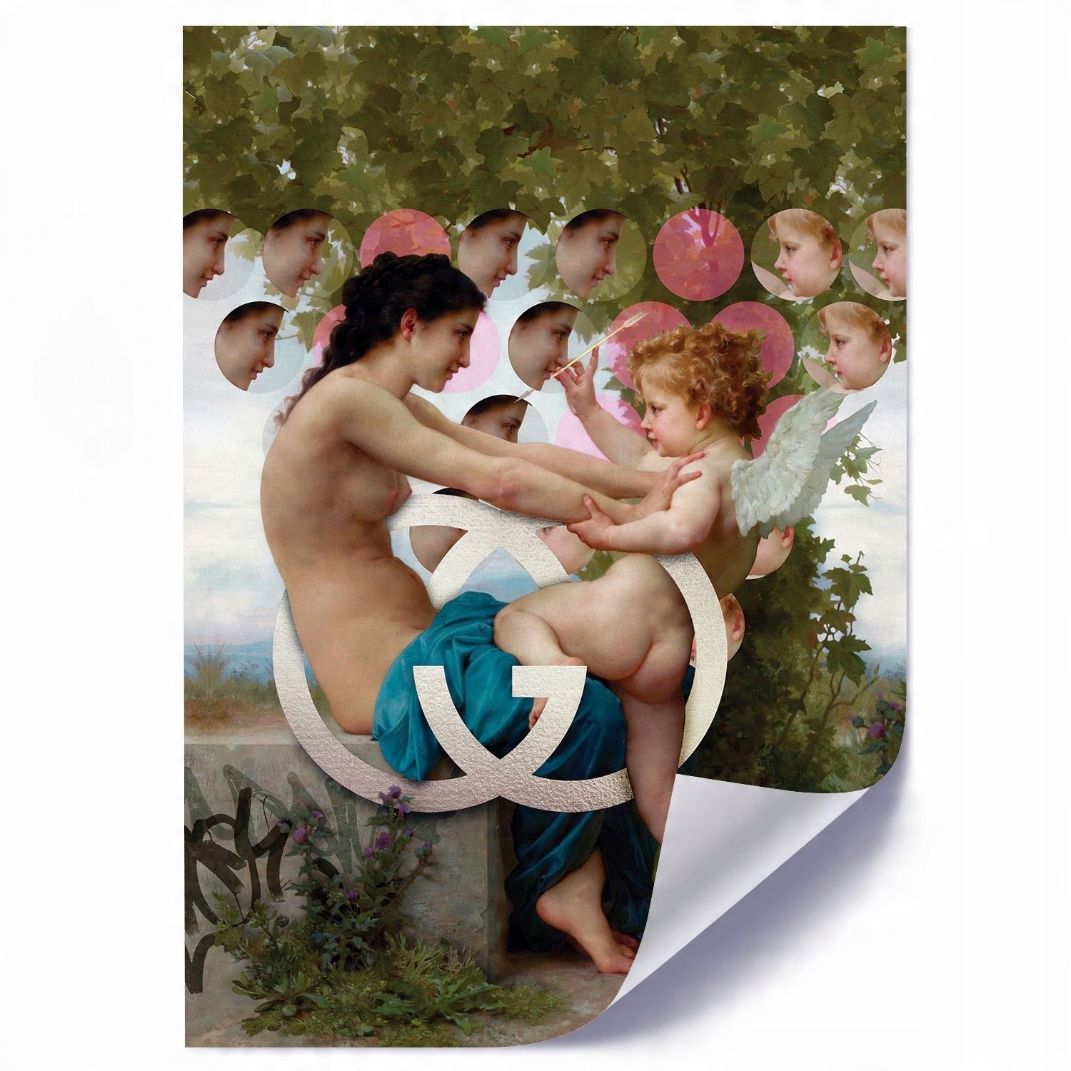 

Plakat Nowoczesny Do Pokoju Kobieta Amor 50x70