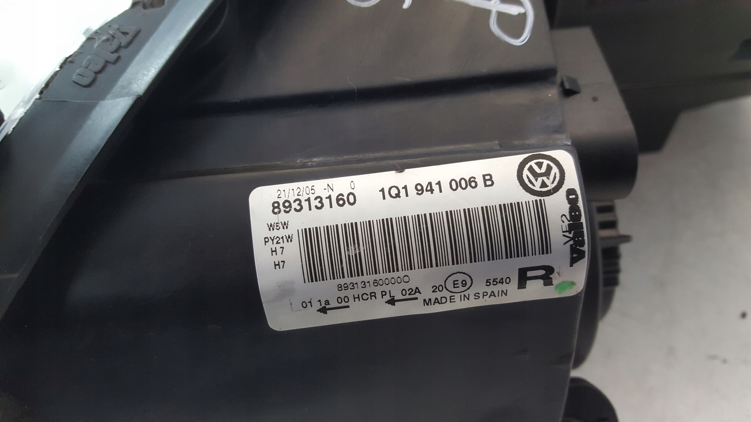 Svetlo predok predná pravá VW EOS