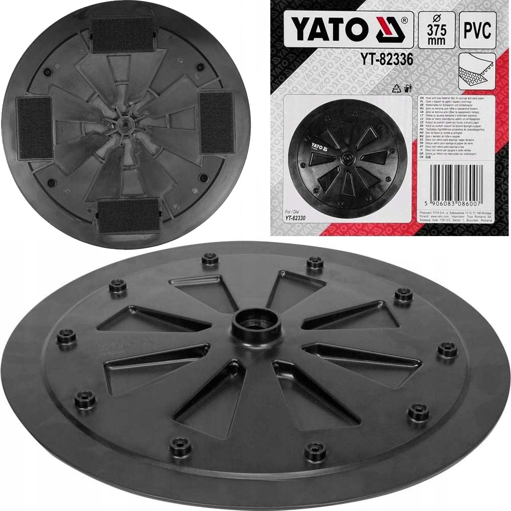 Yato Talerz Mocujący Tarcza Z Rzepem Do Zacieraczek