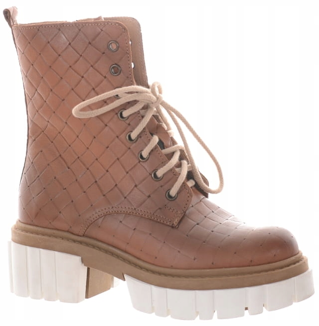 Mariposa Hnědé Dámské Kotníkové Boty Z Kůže 36