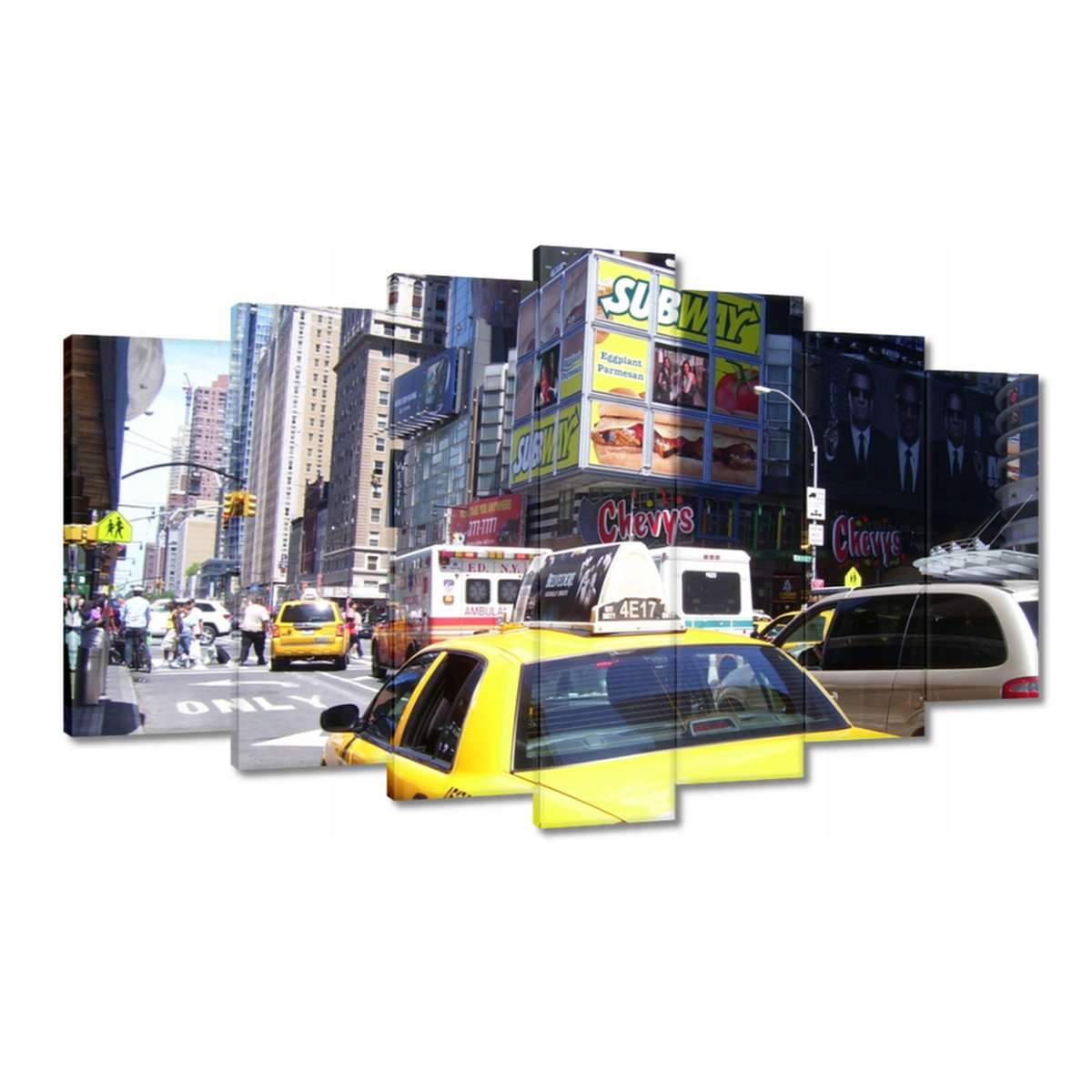 Obrazy 140x80 Taxi New York