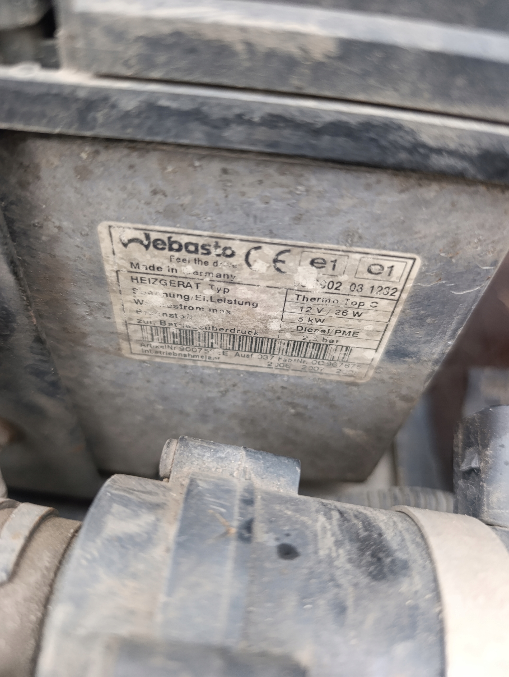 VW T5 webasto WEBASTO DOGRZEWACZ 7H0815071E