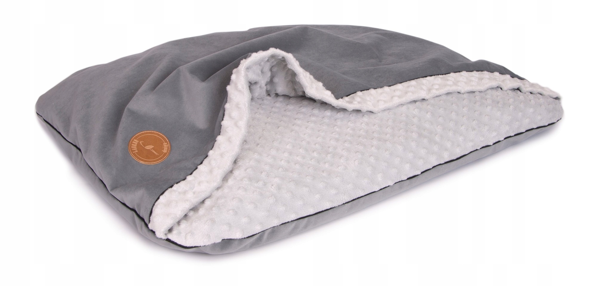 

Norka dla psa i kota Nel Lauren Design szary minky