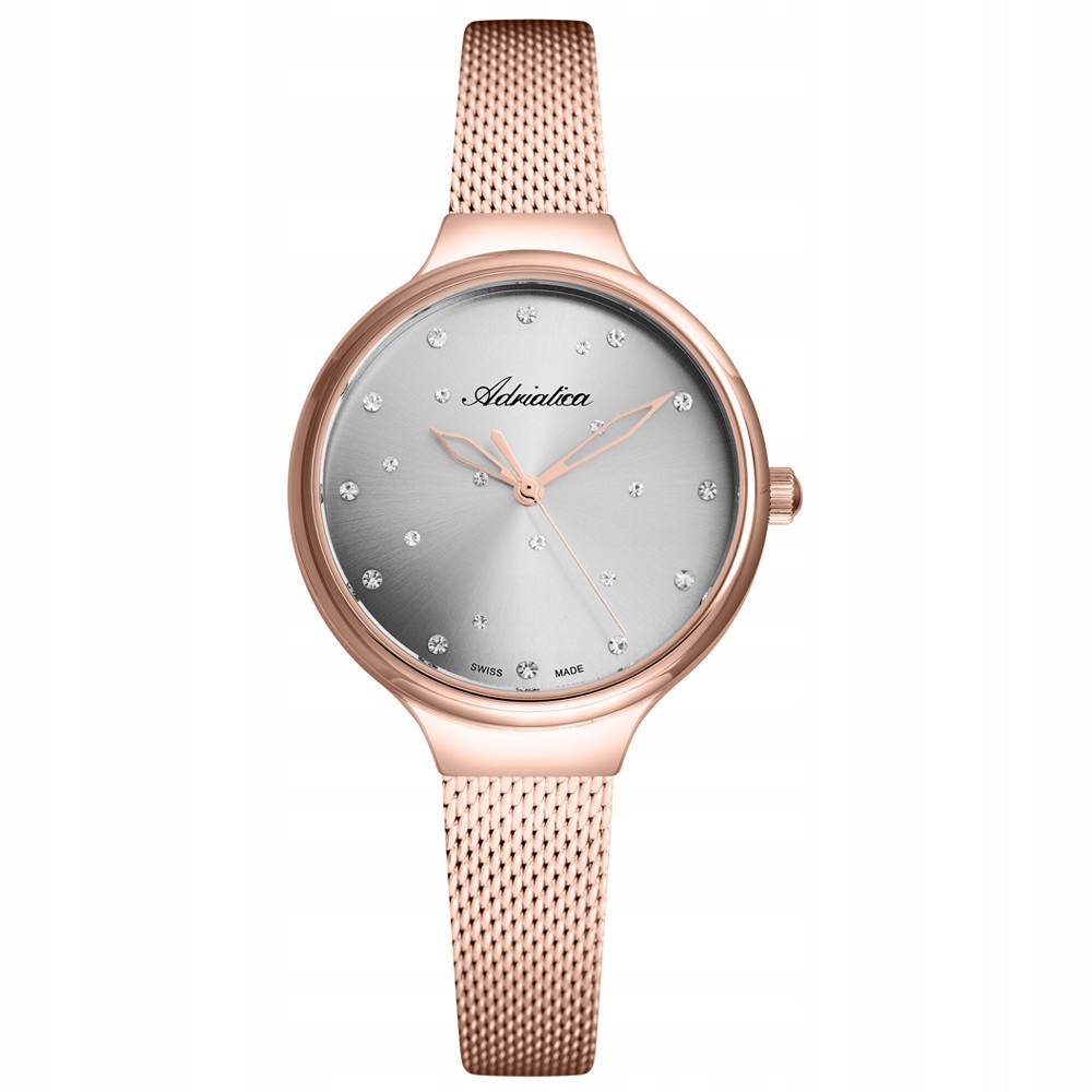 Dámské hodinky Adriatica A3723.9147Q Zirkony růžové