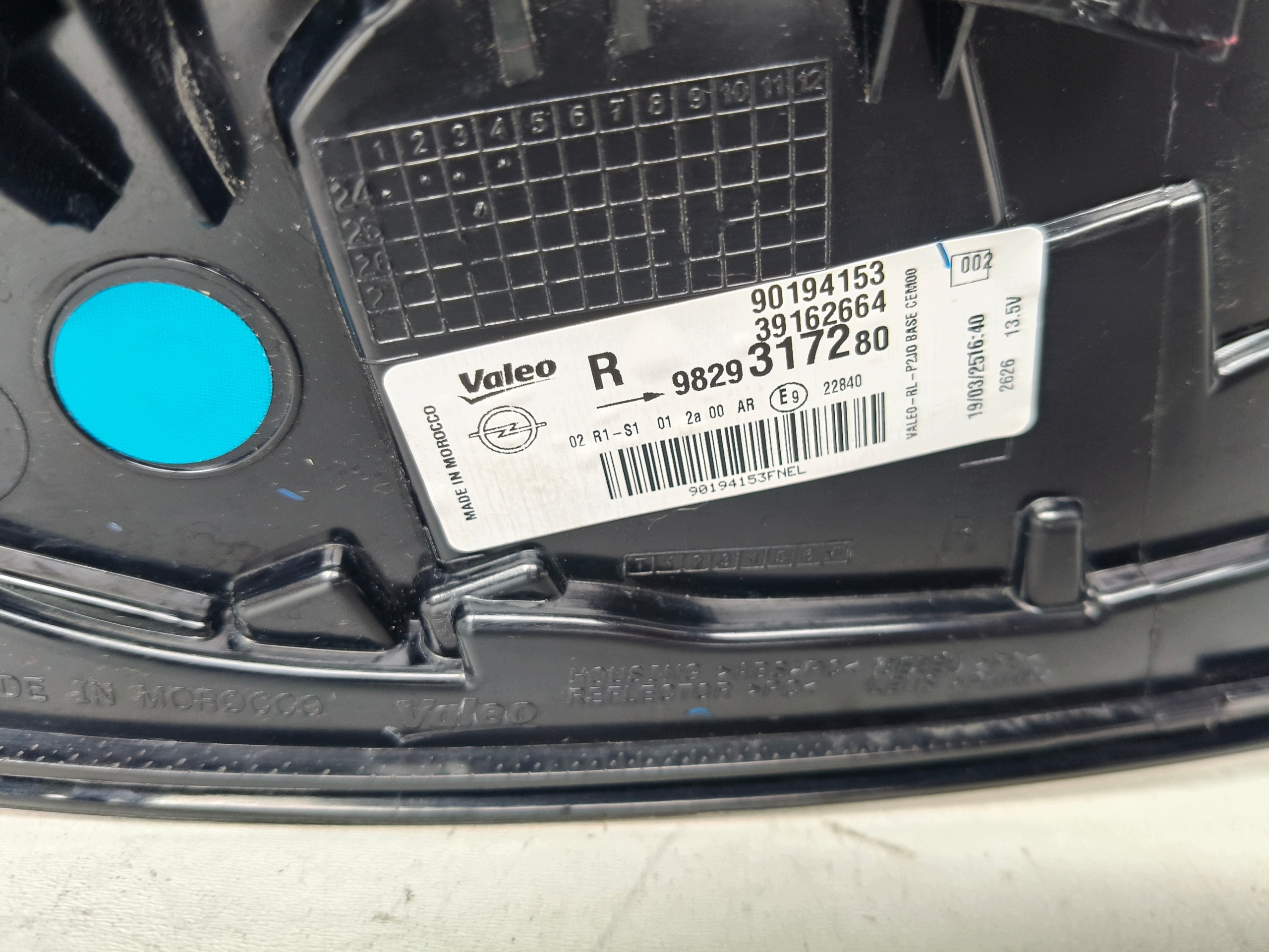 light right rear OPEL CORSA F 19- T19