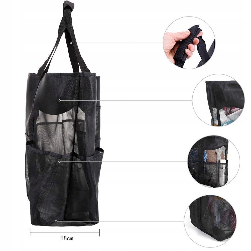 TORBY NA ŻYWNOŚĆ ZEWNĘTRZNE Z SIATKI NA RAMIĘ Marka bez marki