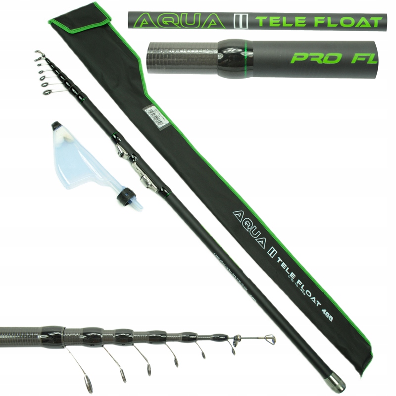 Ultralekka wędka teleskopowa bolonka Fl Aqua Tele 10-45 g 76cm 400cm