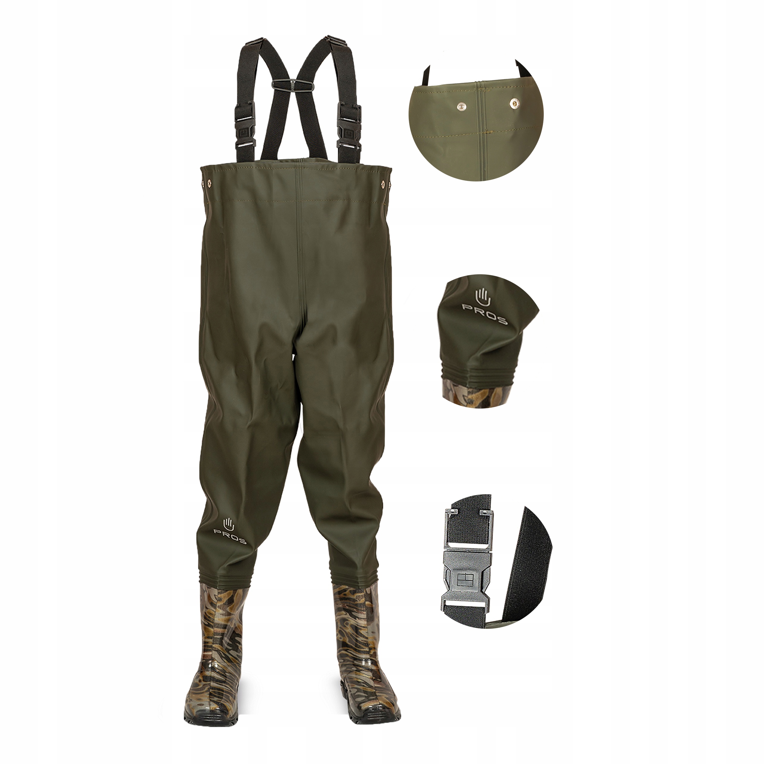 Nepromokavé kalhoty pro děti s kalošami Polské na deštivé dny