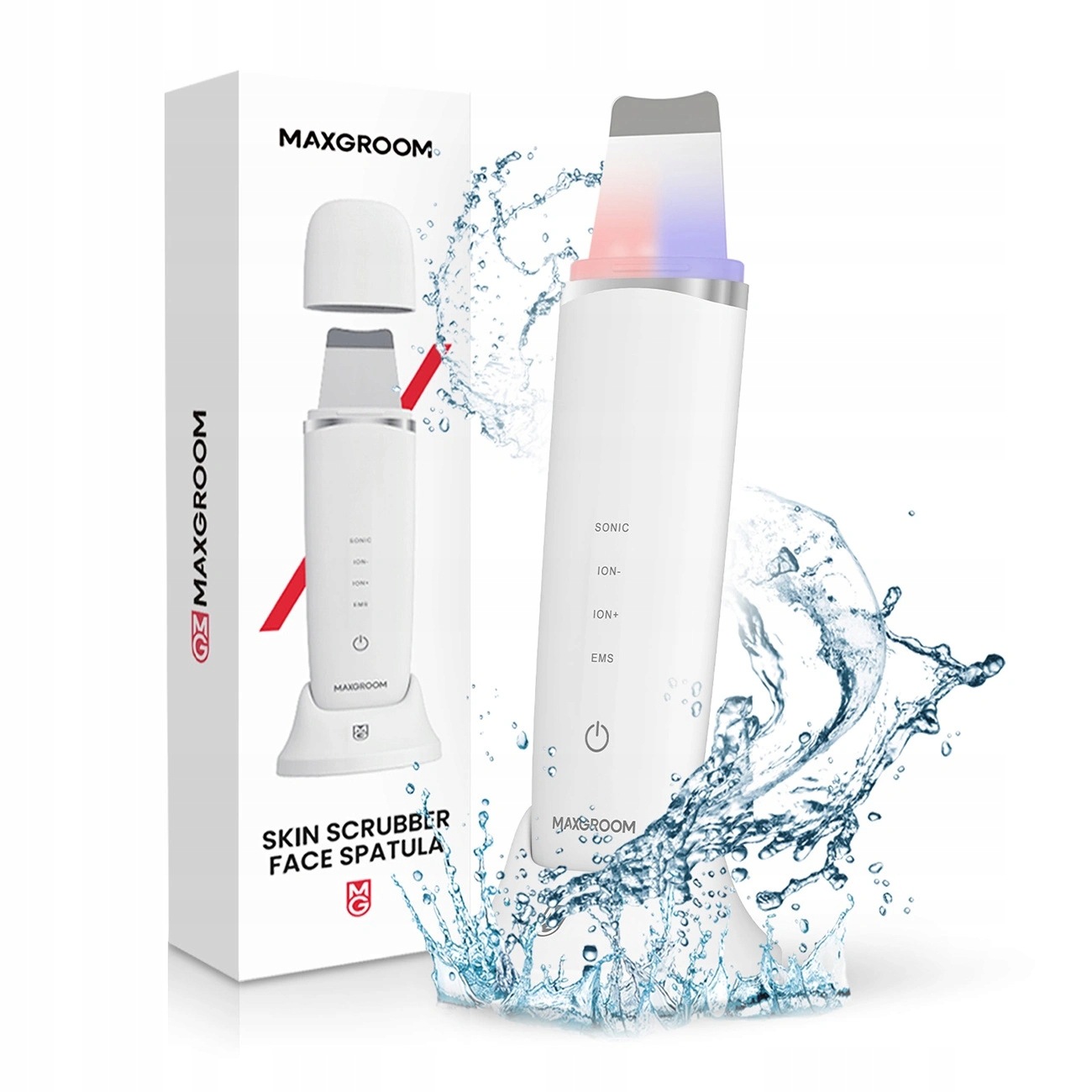 Kavitační peeling Maxgroom M-169 ultrazvukový Led bílý