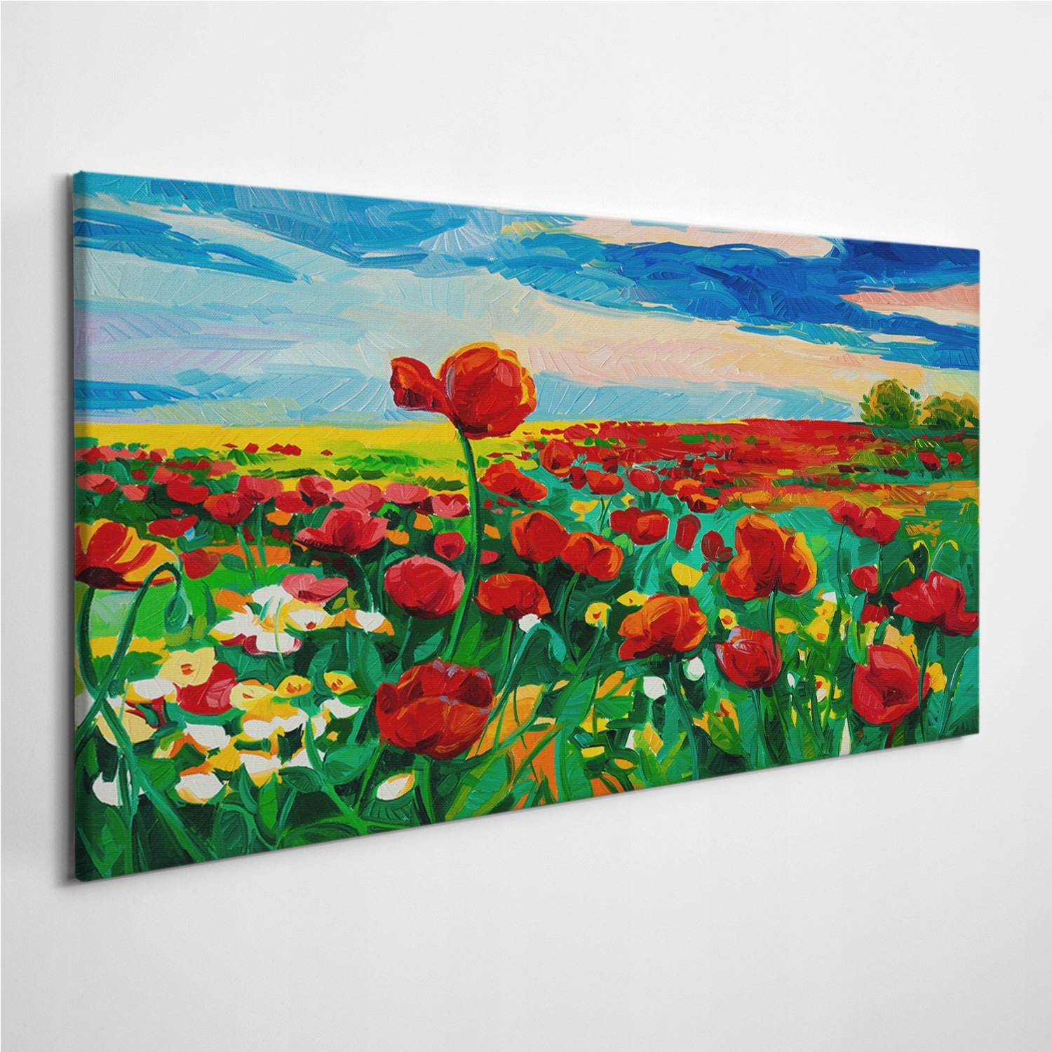 

Zdjęcie na płótnie Natura Krajobraz Maki 100x50 cm