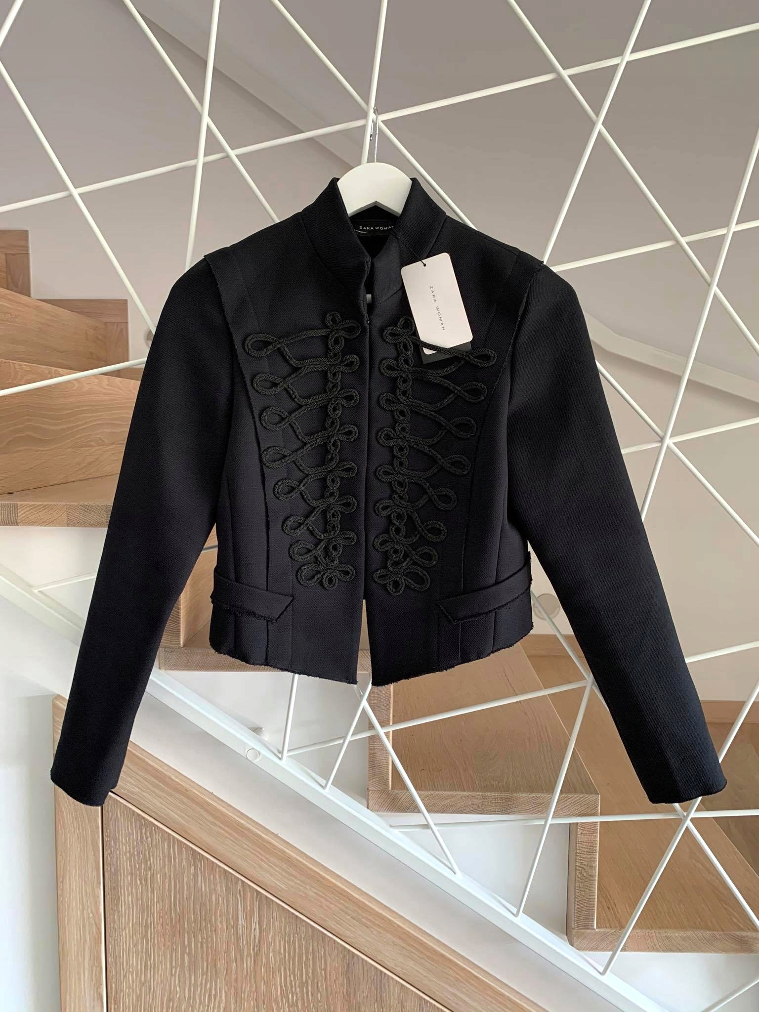 A223 ZARA MARYNARKA KURTKA PŁASZCZ ŻAKIET - S Rozmiar S