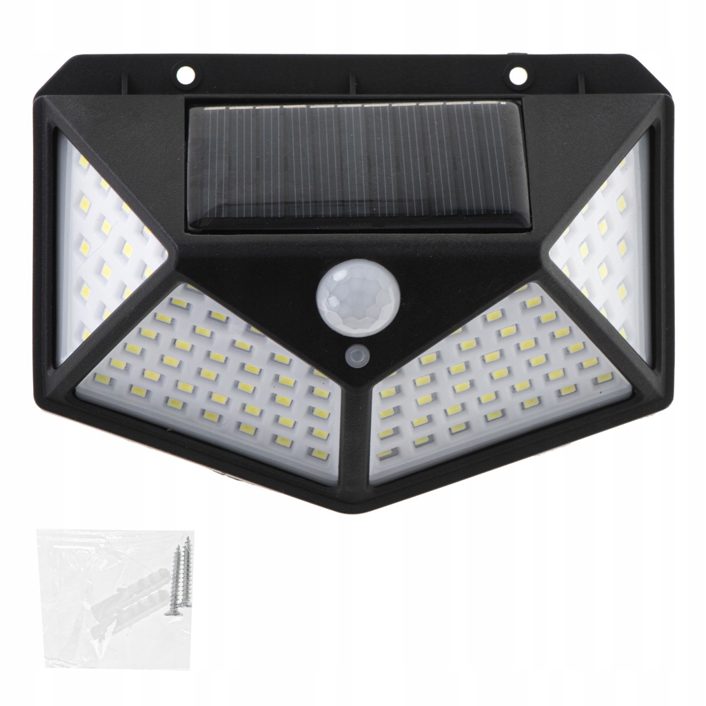 Lampa solarna czujnik ruchu i zmierzchu 100 LED Marka bez marki