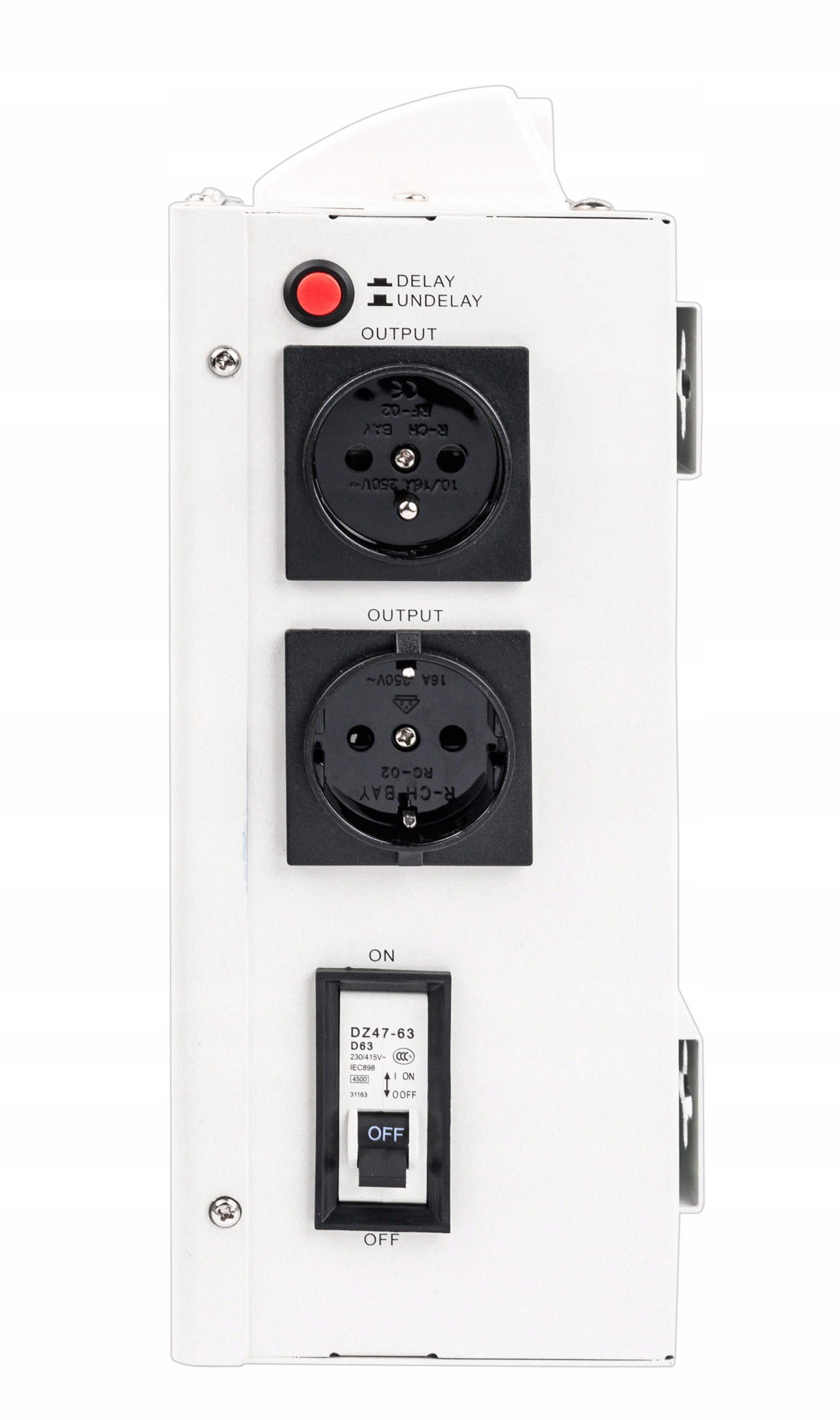 СТАБІЛІЗАТОР НАПРУГИ AVR 10000VA 8% VOLT POLAND SLIM HANGED GENERATOR Максимальна потужність 10000 W
