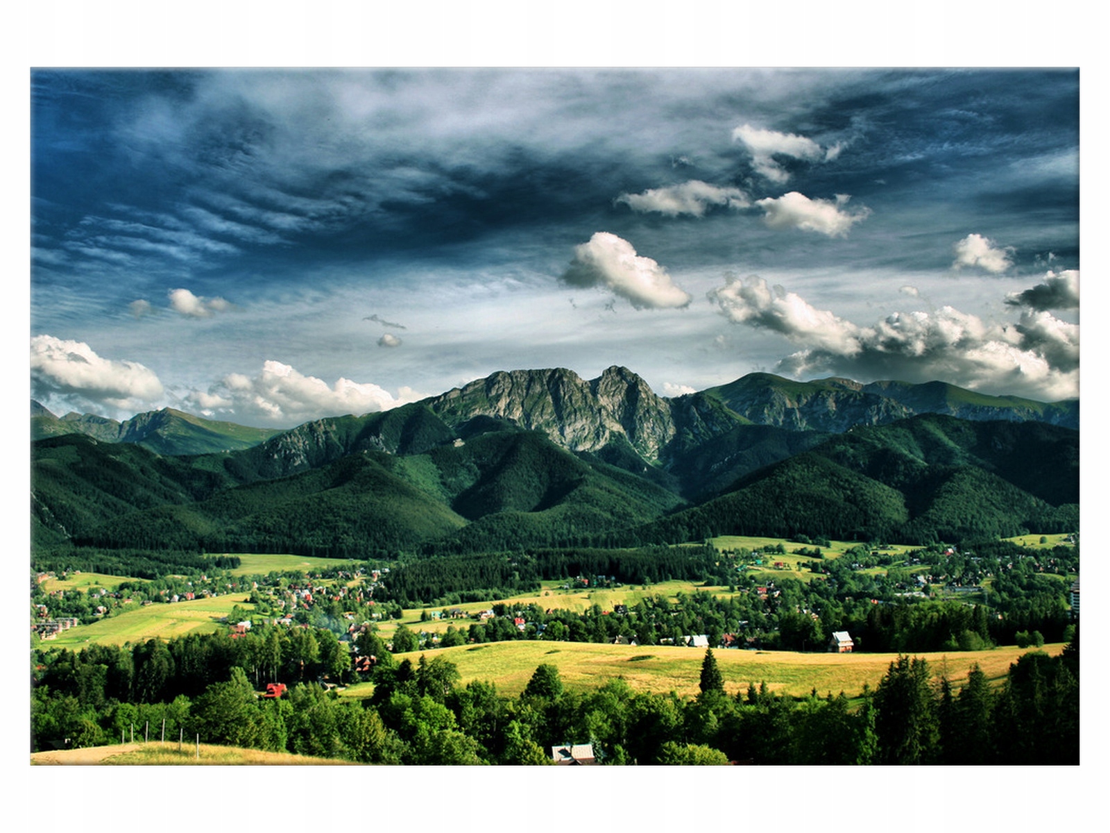 

Obraz Słoneczny dzień w dolinie 120x80 Tatry