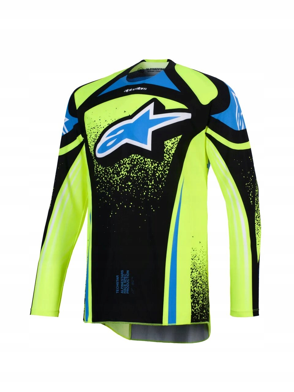 Mikina Alpinestars Techstar Nomur navy/yellow/blue XXL