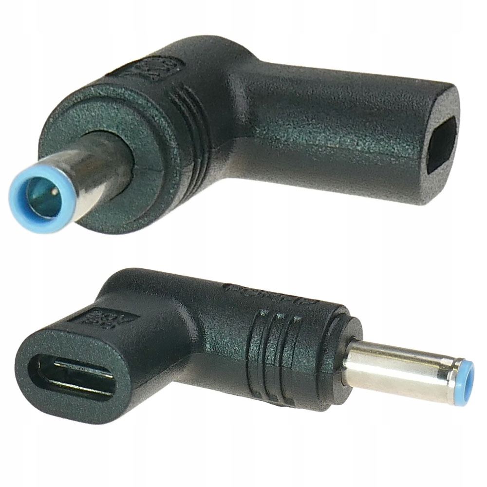 Przejściówka zasilania adapter wtyk Usb-c do 4,5x3,0mm +pin Hp Pd