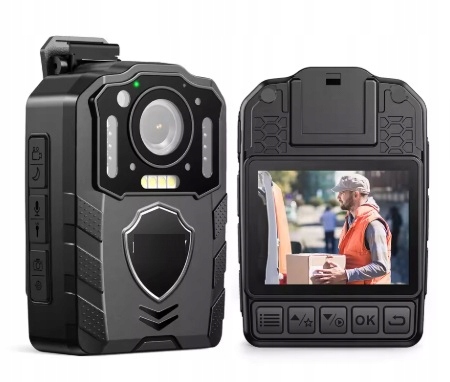 Profesjonalna kamera policyjna komornicza nasobna 58MPX do 13h nagrywania