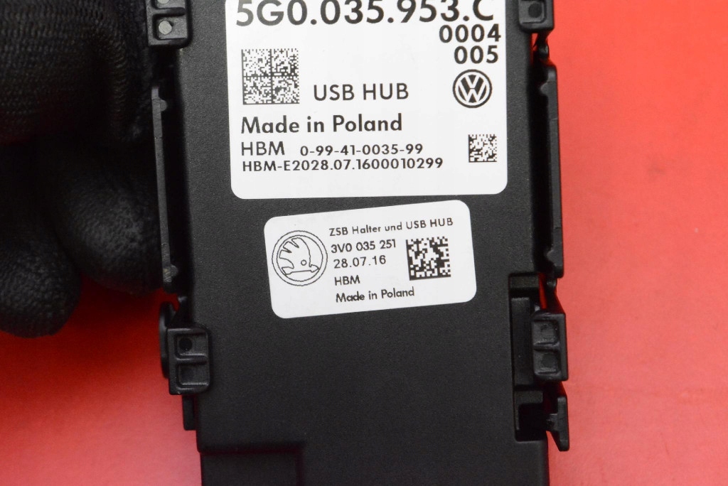 control unit module USB 5G0035953C SKODA SUPERB 3 III 15-20