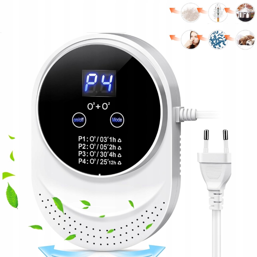 Přenosný Kompaktní Generátor Ozonu Air Purifier Čistič